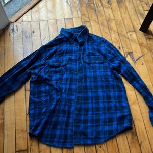 Blue Men’s Flannel